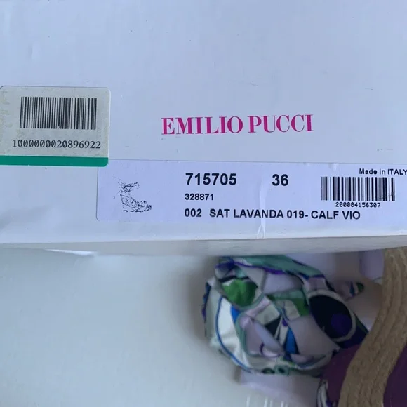 Emilio Pucci wedge sandals - Picture 6 of 10